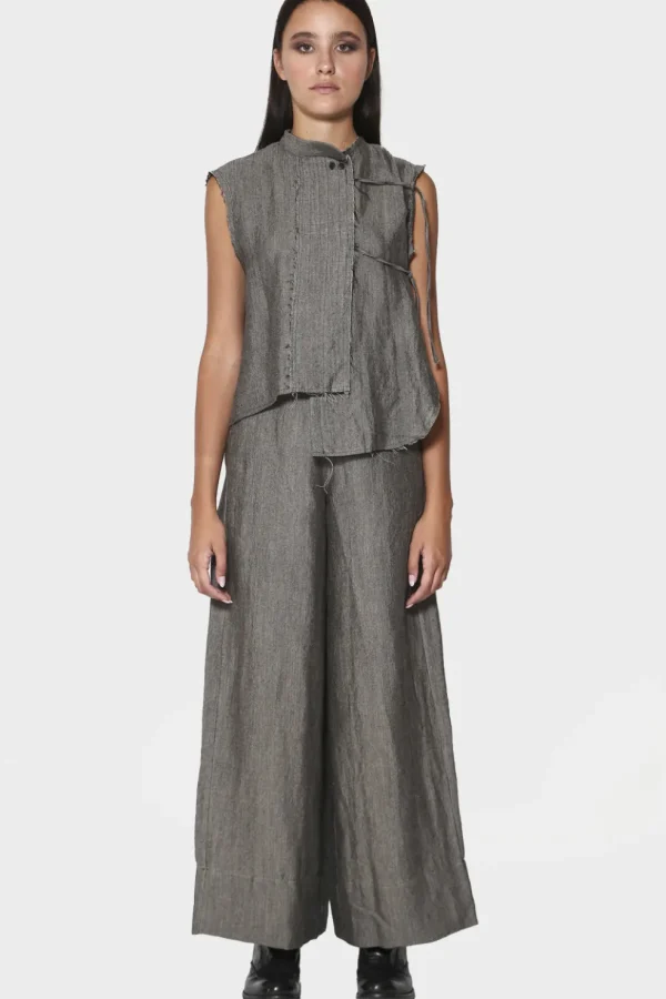 Camicia Gilet Serienumerica in tweed grigio sn 795 tweed