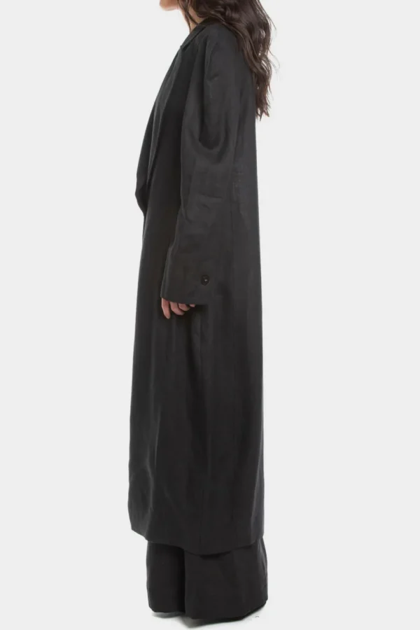Giacca lunga Nu Black nera y24 15014