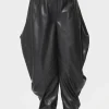 Pantalone Nu Black in ecopelle nero K23 13018