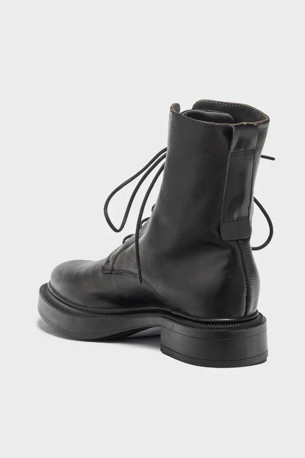 Stivaletto Alexandra allacciato da donna in pelle nera 6985